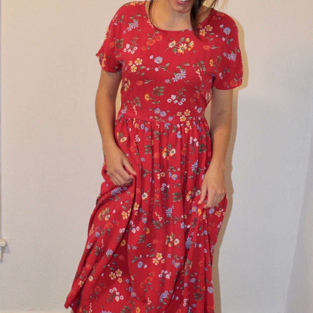 🌺Vintage Floral Prairie Dress🌺